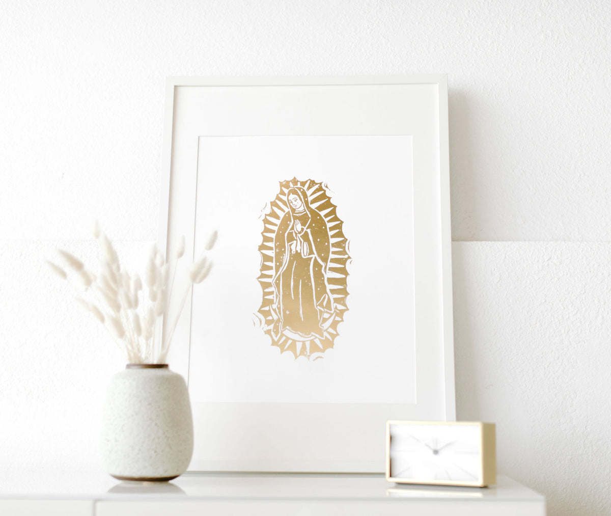Our Lady of Guadalupe 8x10 Gold Leaf Print