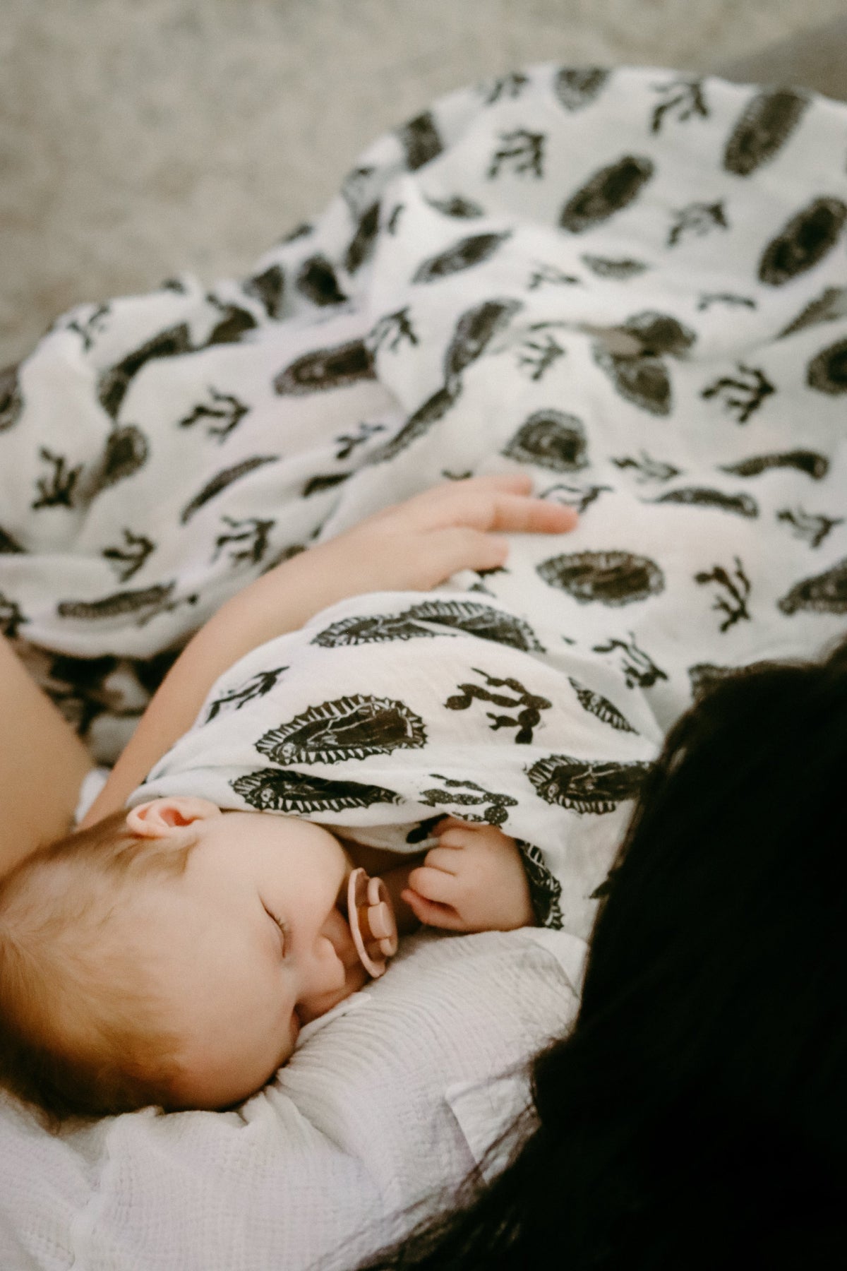 Catholic Muslin Swaddle Baby Blanket