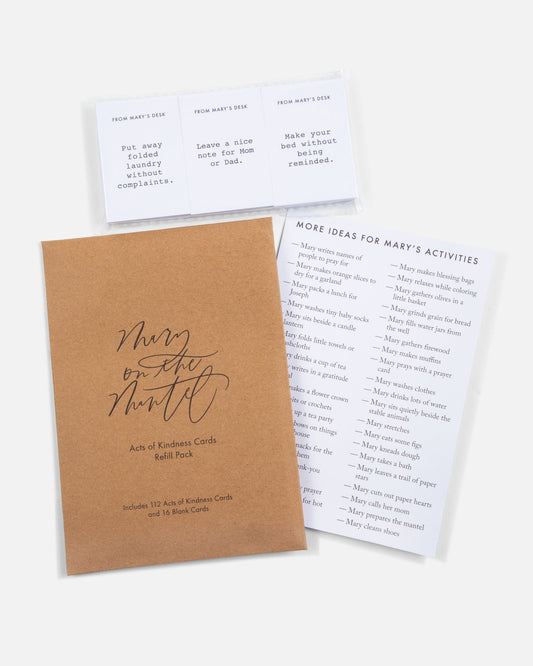 Mary on the Mantel Acts of Kindness Refill Pack with 112 new kindness cards