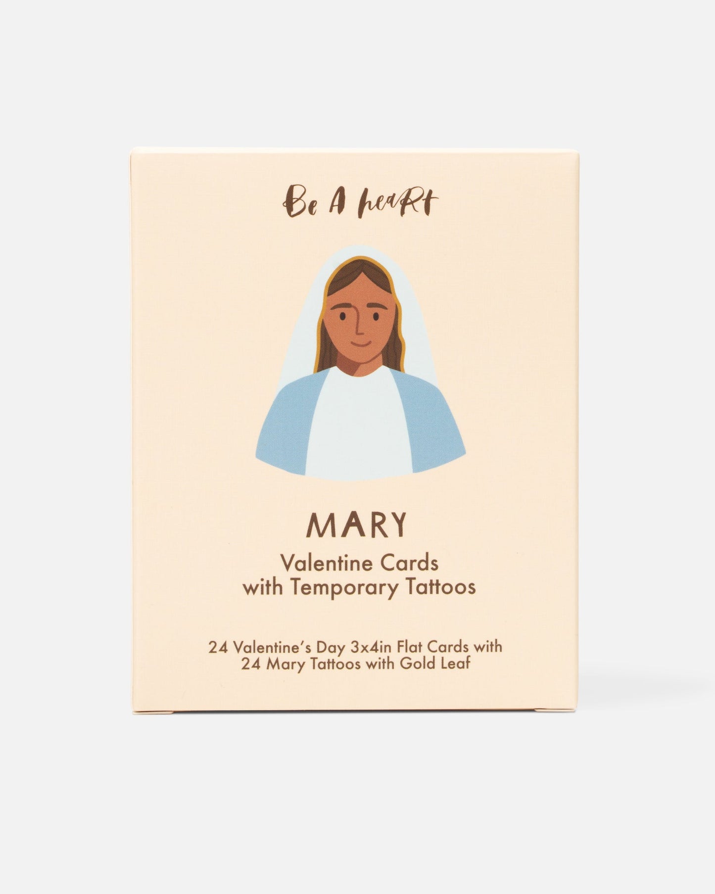 Mary Valentine Cards with Temporary Tattoos