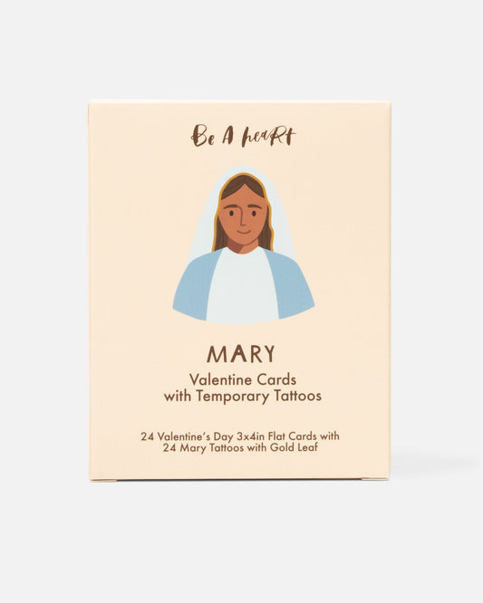 Mary Valentine Cards with Temporary Tattoos