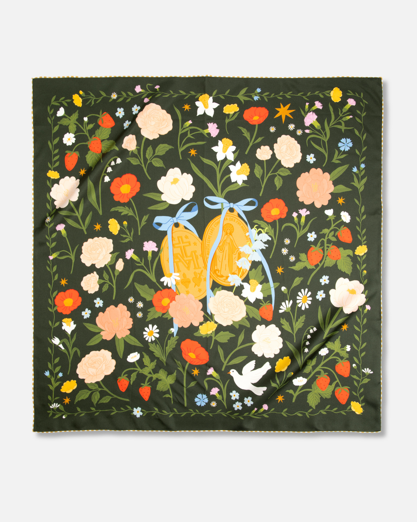 Miraculous Medal Silk Scarf